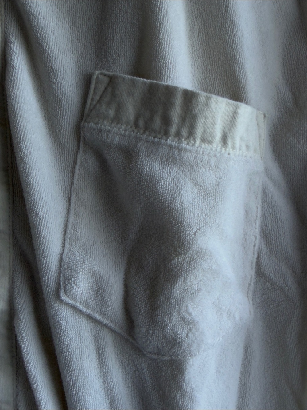 Tenore Ivory Terry Cloth Button-Up Shirt Men’s L - Picture 3 of 9